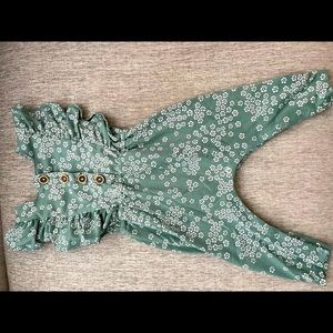 Green/blue jumpsuit by Jessica Simpson